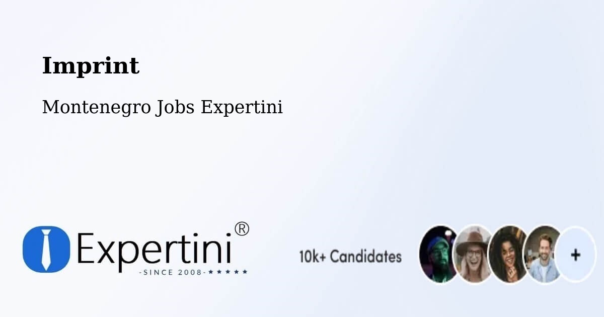 Imprint – Podgorica - Montenegro Jobs Expertini